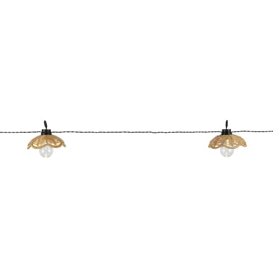 8ct. Rattan Shade String Lights by Ashland®